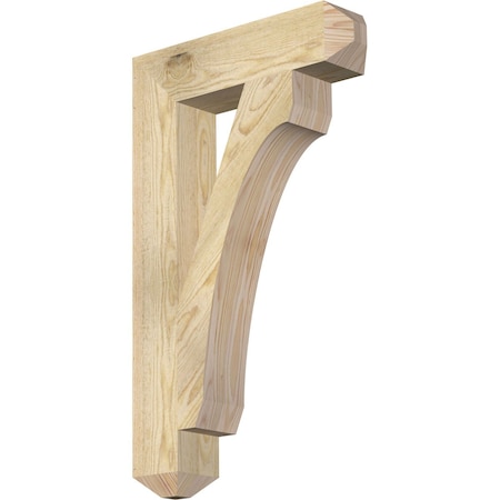 Ekena Millwork Legacy Craftsman Rough Sawn Bracket, Douglas Fir, 4"W x 18"D x 30"H BKT04X18X30LEC04RDF